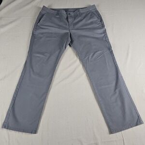 Bonobos Chino Straight Leg Men's 40x32 Gray‎ Preppy Casual Business Pants 14851